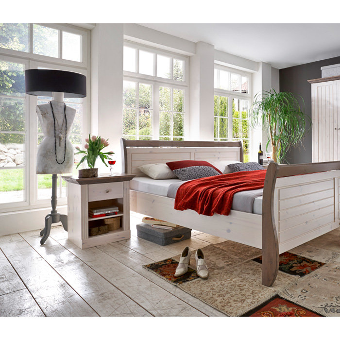 Haus am Meer Massivholzbett Monaco & Bewertungen | Wayfair.de